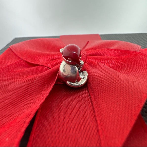 Pandora Christmas Kitten Red Enamel Charm 792007EN39 - Picture 3 of 5